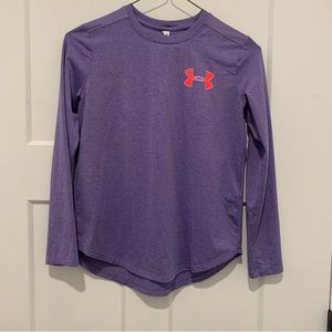 Under Armour Girls Purple Long Sleeve YM